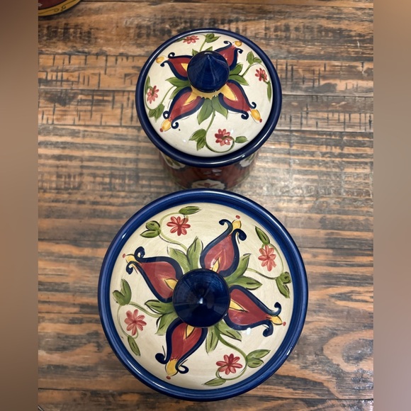 Pier 1 Vallarta  Medium & Small  Canisters - Picture 12 of 12